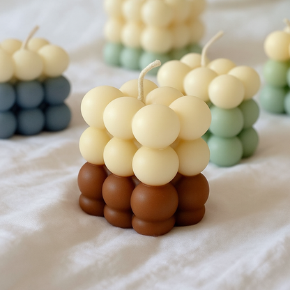 Apnatva Bubble Shape Wax Scented Decorative Candle, Set of 4