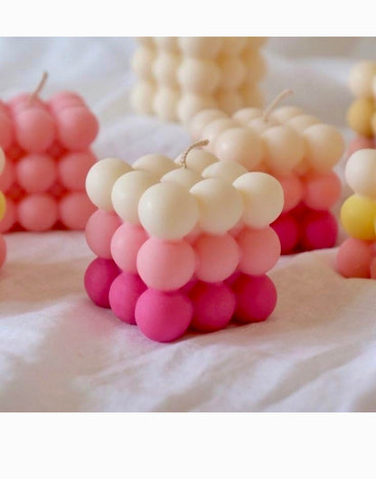 Apnatva Bubble Shape Wax Scented Decorative Candle, Set of 4